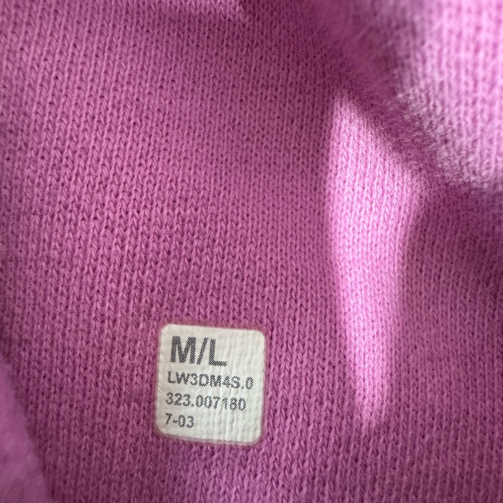 lululemon Cropped Pink 3/4 Zip Hoodie Woman’s SZ M/L workout athletic - Picture 10 of 15